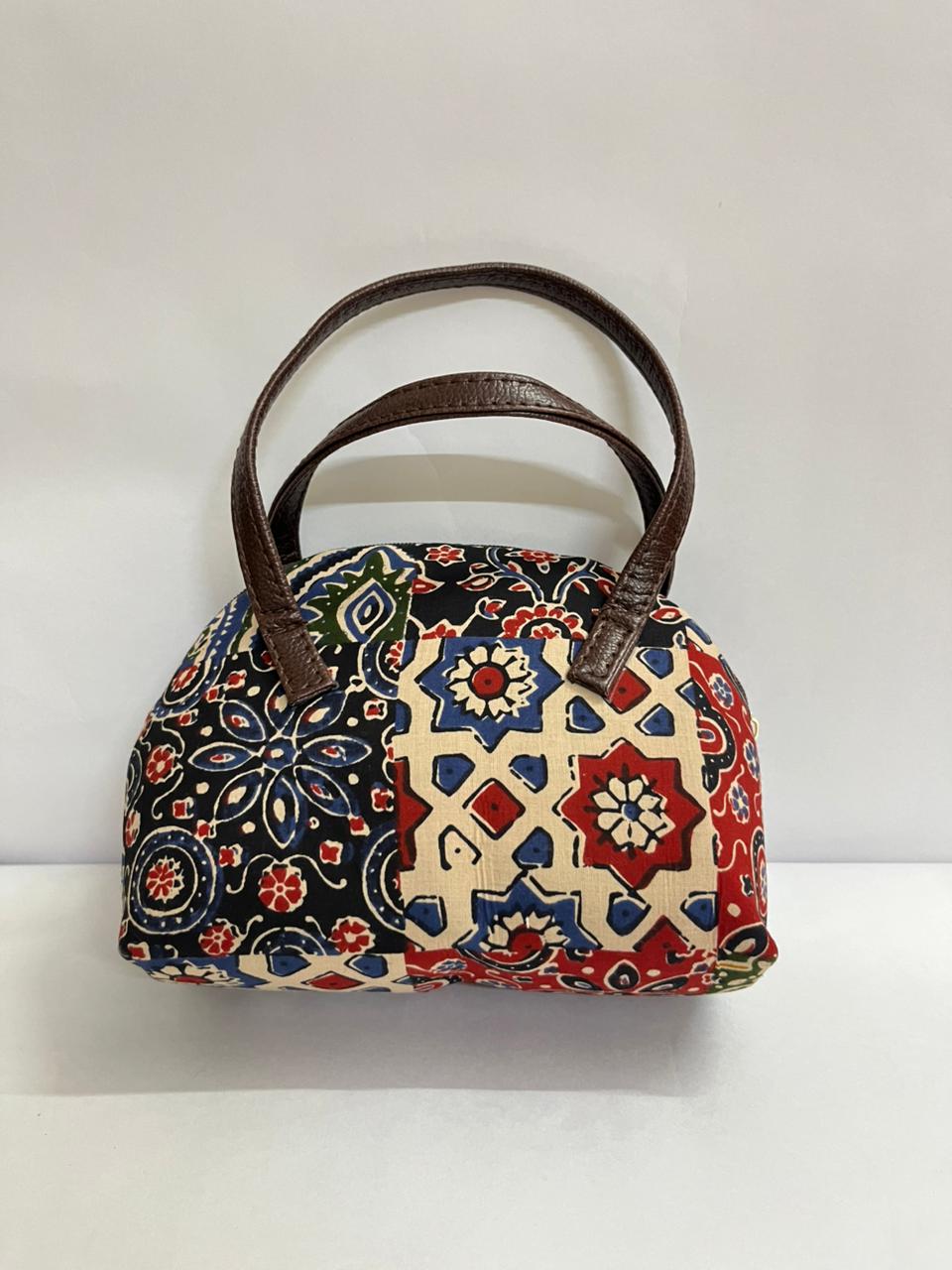 Jaipuri Cotton Blend Small Handbag for Women & Girls